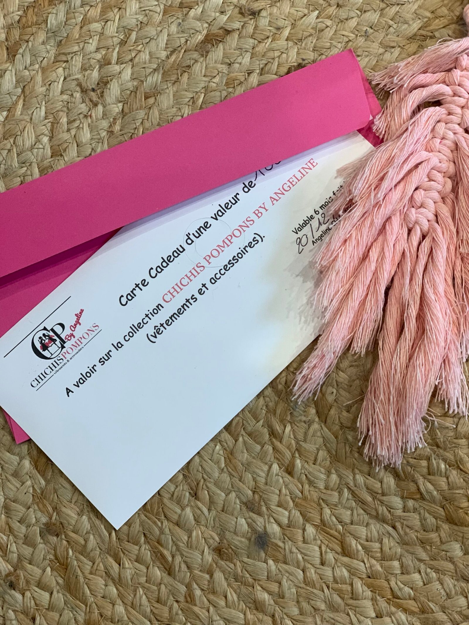 E-Carte cadeau (envoyé par mail)