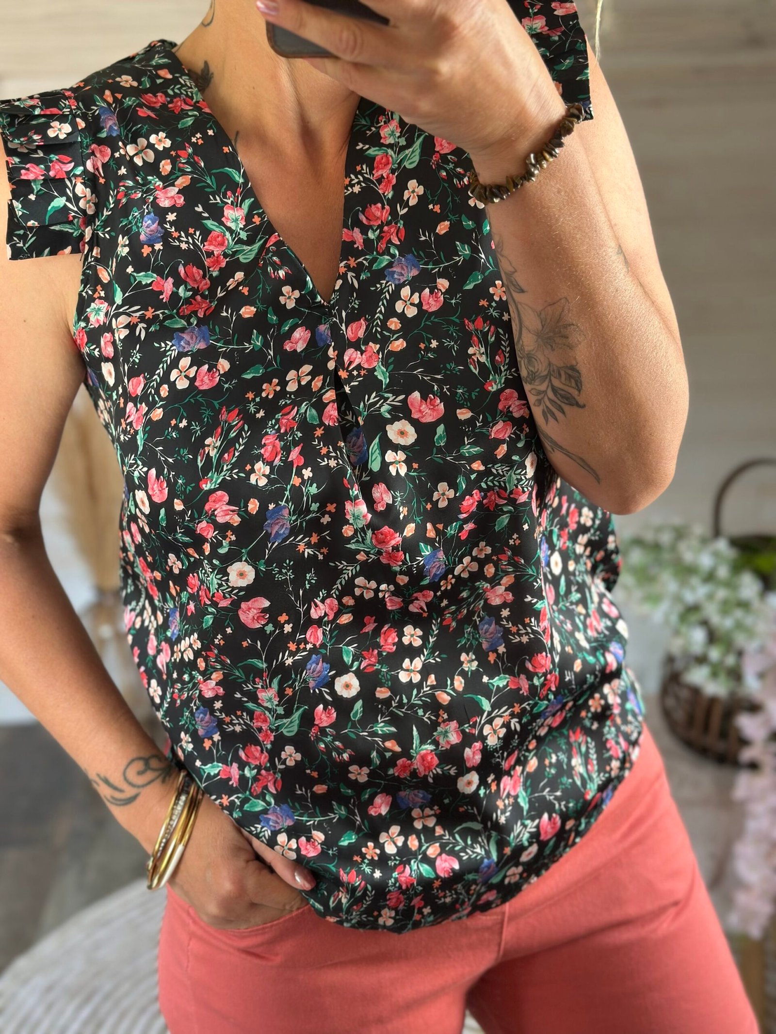 Top  fleuri