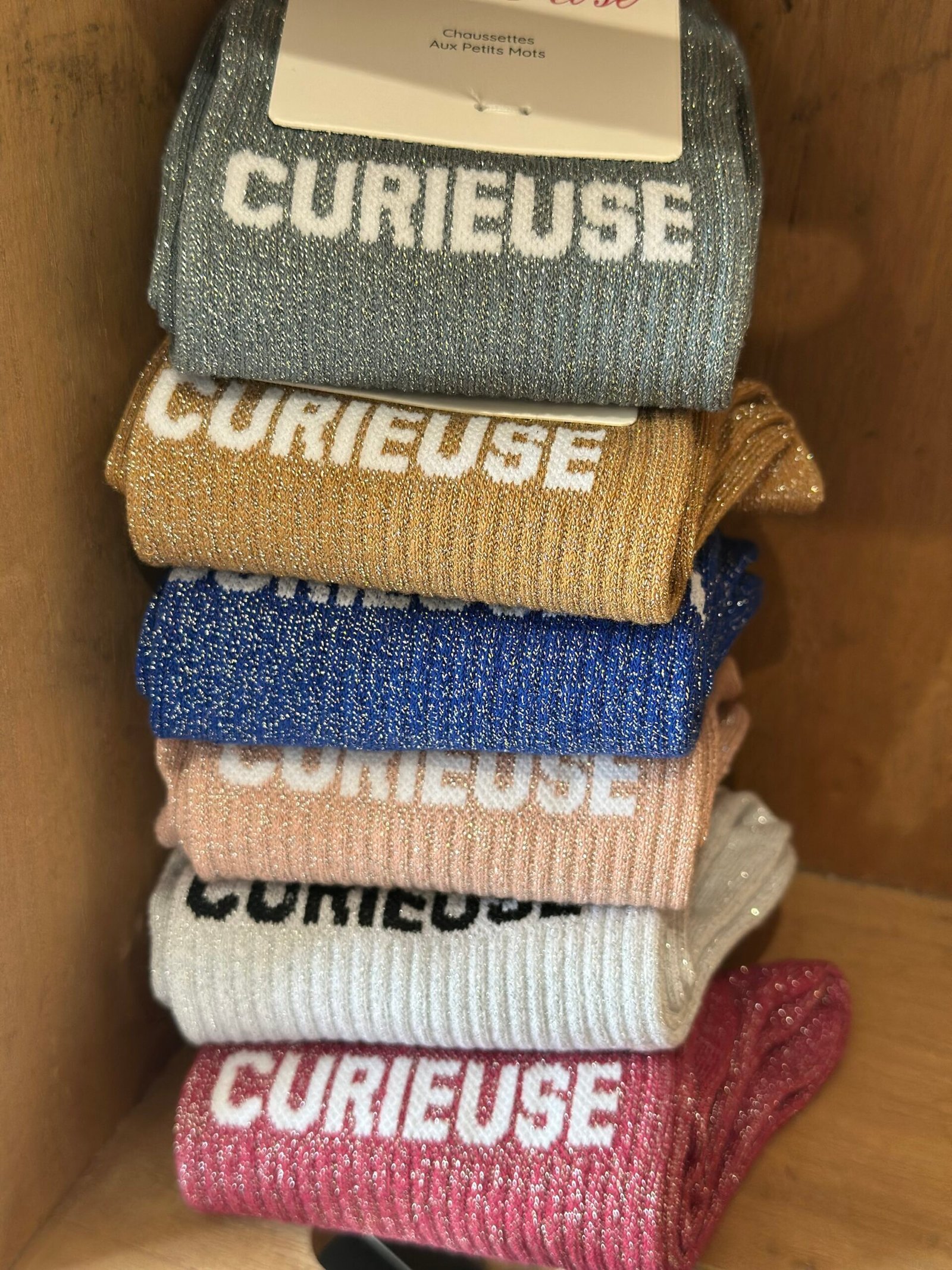 Chaussettes « Curieuse »