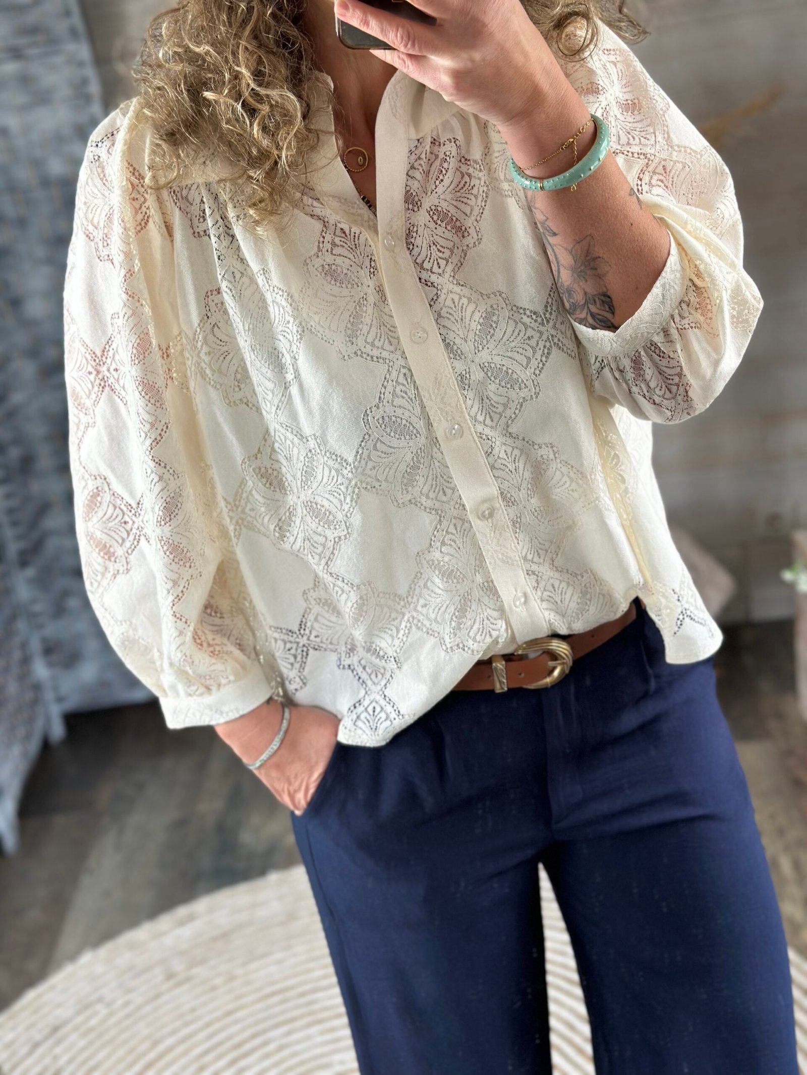 Blouse Louise brodée