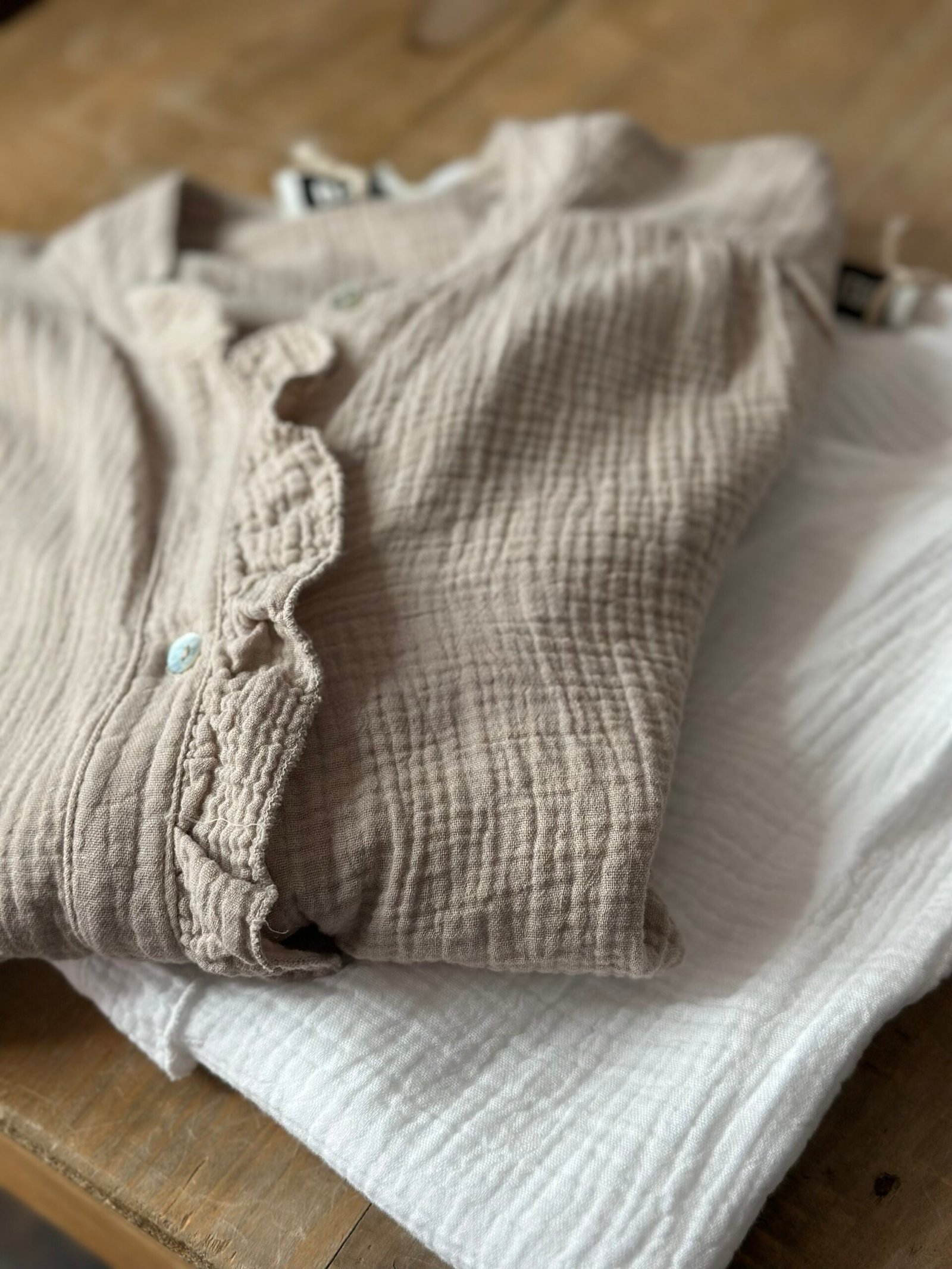 Blouse gaze de coton
