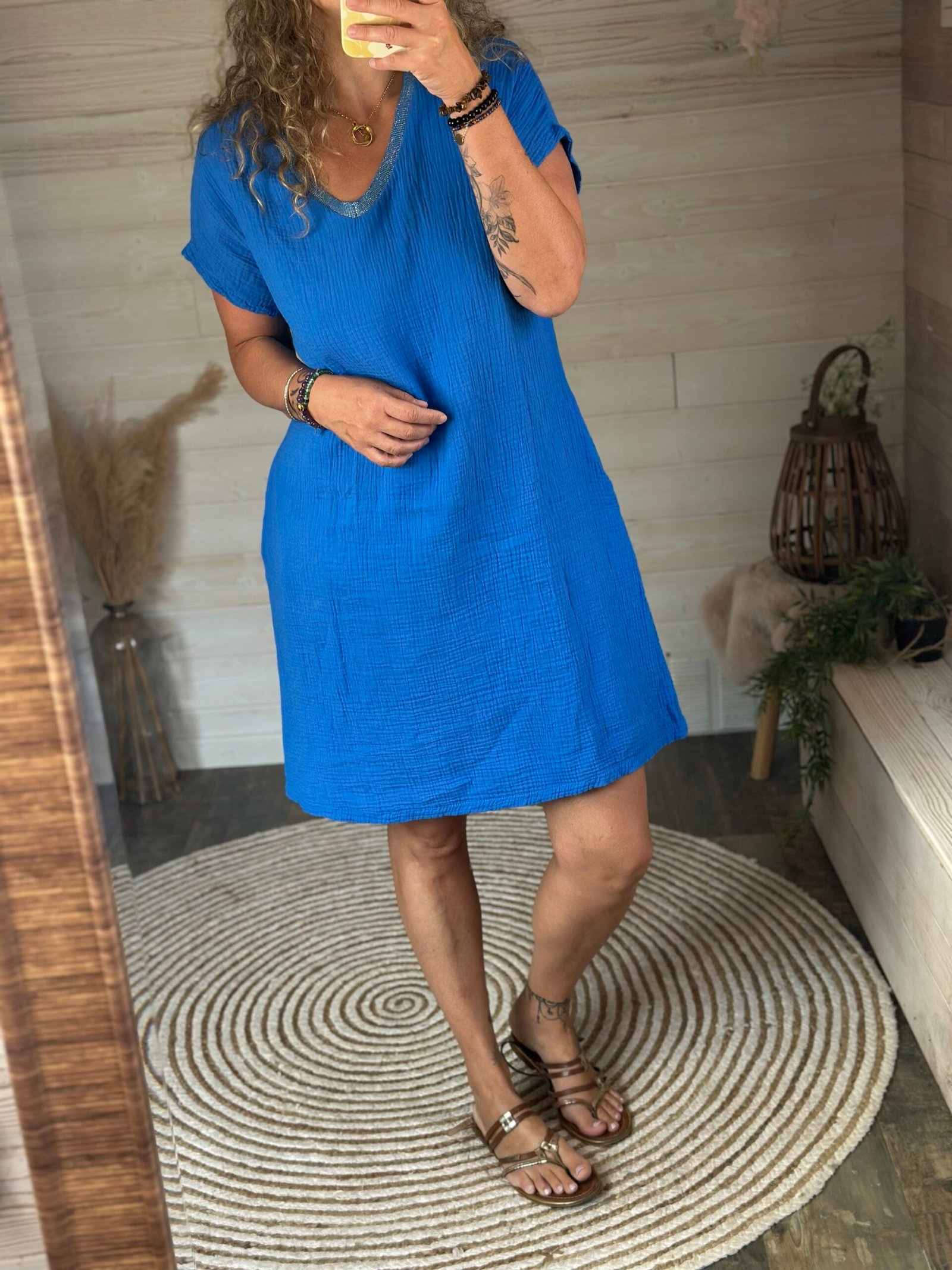 Robe gaze de coton
