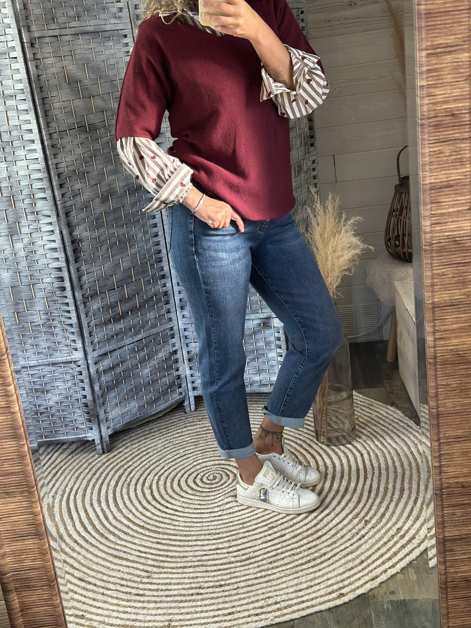 Jean Mom fit blue – Image 3