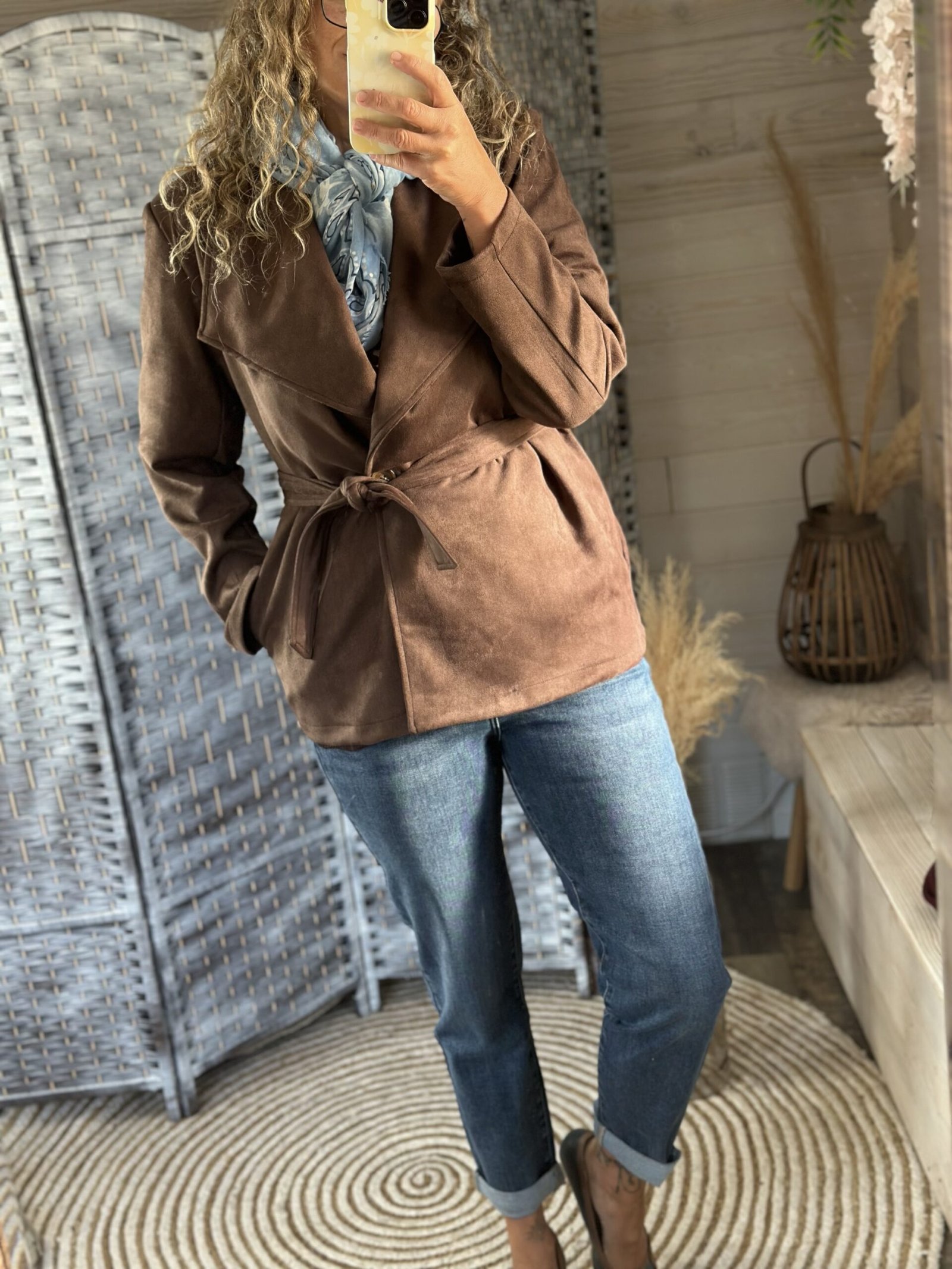 Jean Mom fit blue – Image 2